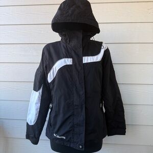 Columbia Sportswear Hooded Jacket | Women’s Small | Black | Lightweight Outdoor